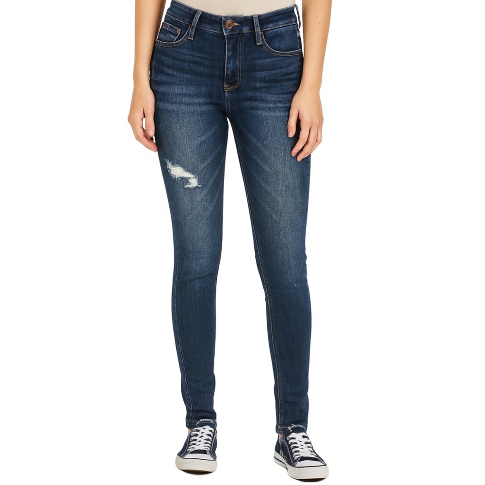Aeropostale Seriously Stretchy High Rise Jegging Skinny Jeans Size 0 Dark Wash